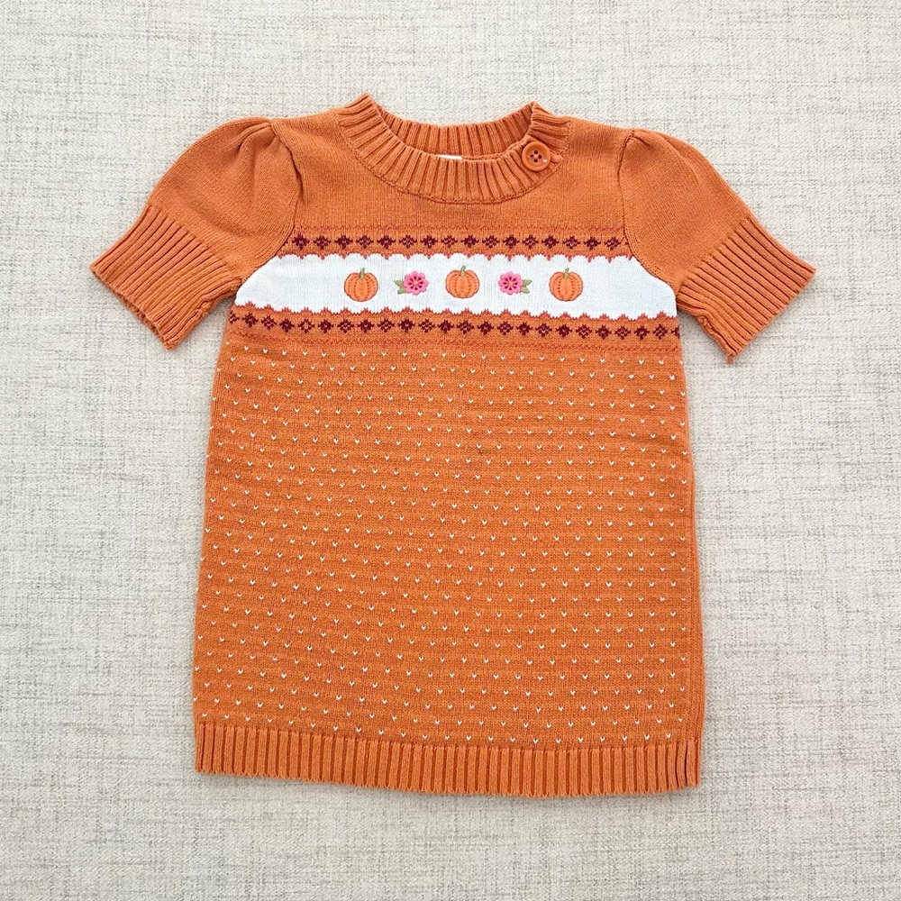 Gymboree Fall Pumpkin Sweater Size 5-6